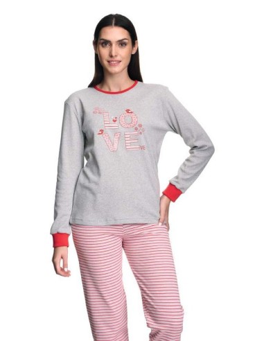 Even pijama mujer interlock perchado  estampado. 
