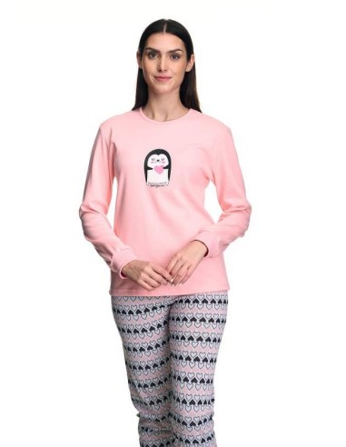 Even pijama mujer interlock perchado  estampado. 
