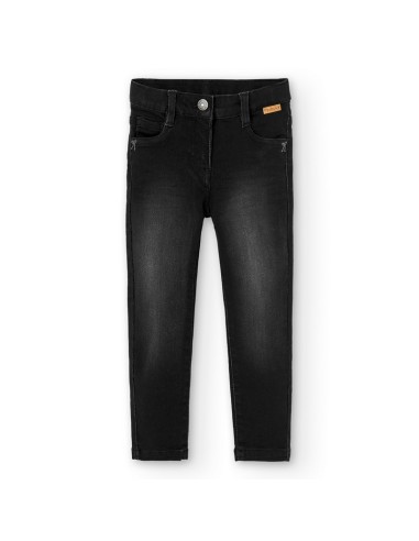 Boboli pantalón denim elástico de niña CONT490003