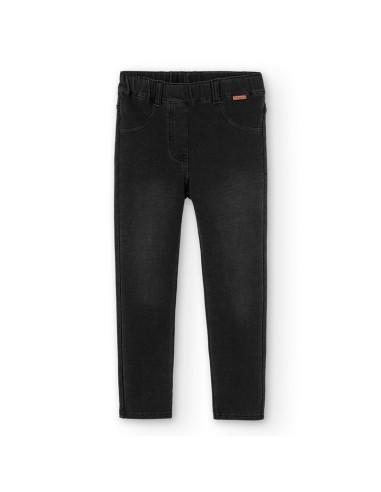 Boboli pantalón felpa denim de niña CONT490014