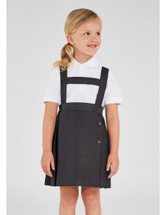 Mayoral falda plisada con tirantes 30920 2