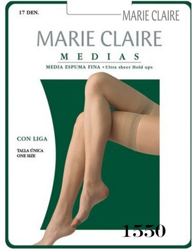 Marie claire media con liga de espuma 17D 1550