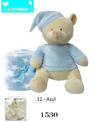 Duffi baby manta mas peluche osito 80x110 cm 1530