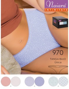 Naiara pack-2 tangas mujer estampado 970