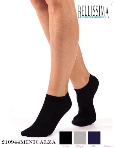 Bellissima pack de 3 calcetines invisibles unisex B118 MINICALZA